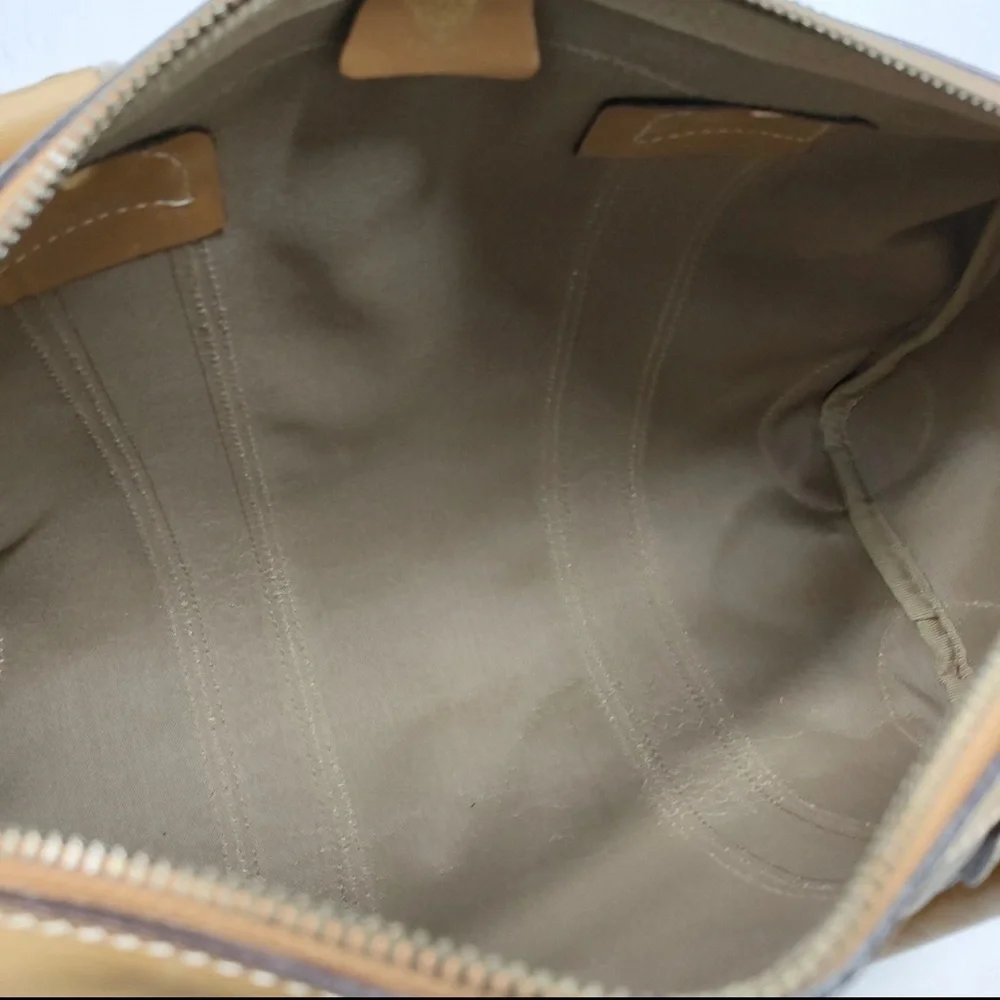 Designer Beige and Brown UNISex Bag